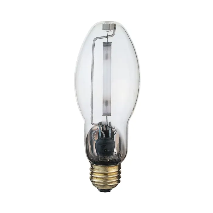 Satco 70 Watt - High Pressure Sodium HID - Medium base - ED17 - Clear - 22 CRI - 2100K