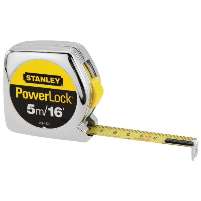 Stanley PowerLock 5m/16 Ft. Metric/SAE Tape Measure