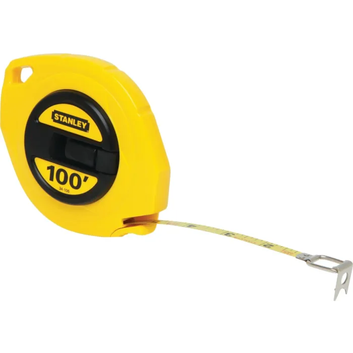 Stanley Closed Case Long Tape - 100 ft