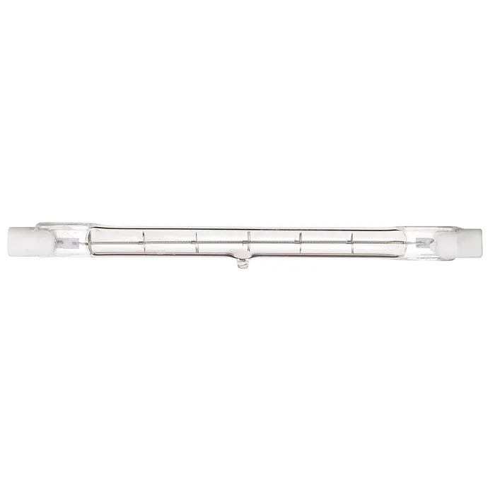 Satco 300 Watt - Halogen - T3 - Clear - 1500 Average rated hours - 5300 Lumens - Double Ended base - 120 Volt - 2-Card