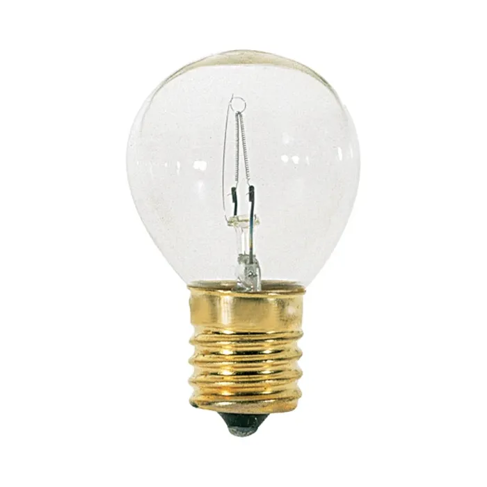 Satco 25 Watt - Incandescent - S11 - Clear - 1500 Average rated hours - 220 Lumens - Intermediate base - 120 Volt - Carded