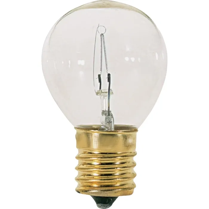 Satco 40W Clear Intermediate Base S11 Incandescent Appliance Light Bulb