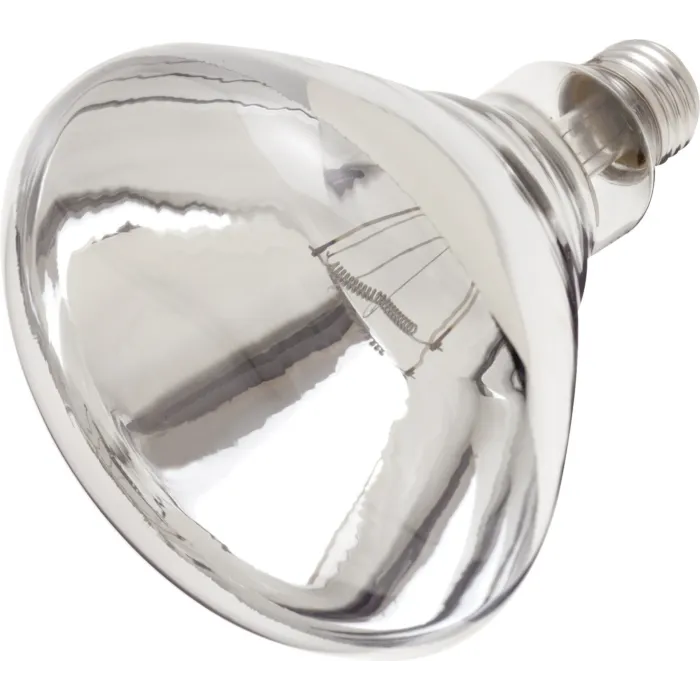 Satco 250 Watt BR40 Incandescent - Clear Heat - 6000 Average rated hours - Medium base - 120 Volt