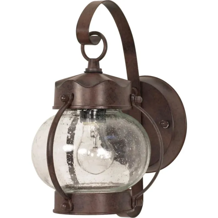 Satco Onion Wall Lantern (Old Bronze) 10-5/8 in.