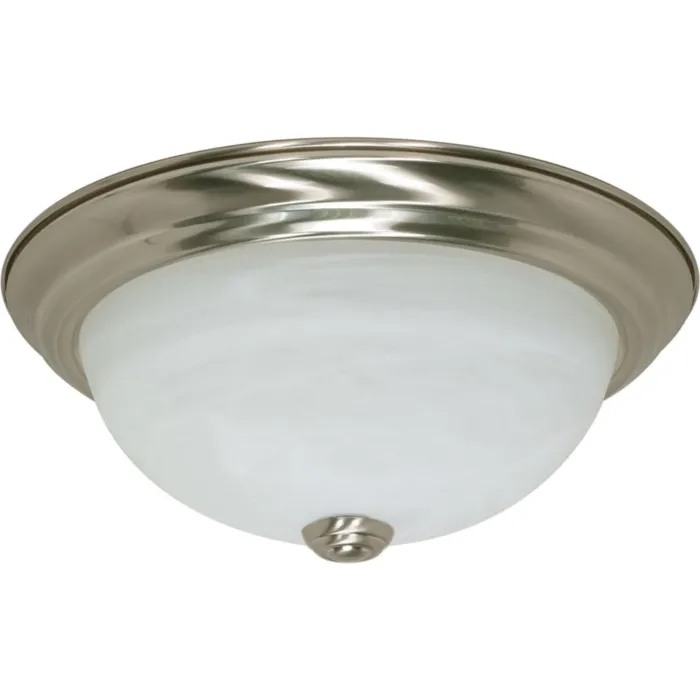 Satco Flush Mount Ceiling Light (Brushed Nickel) 11 in.