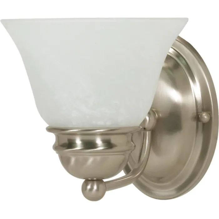 Satco Empire Vanity Light (Brushed Nickel) 7 in.