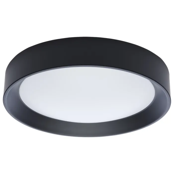 Satco Selene - 13 Inch LED Flush Mount - CCT Selectable - Black Finish