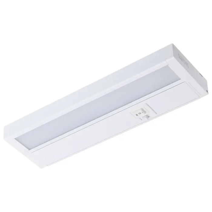 Satco 6.5 Watt - 11 Inch LED White Under Cabinet Light - 3K/4K/5K CCT Selectable - 50000 Hours - White Finish