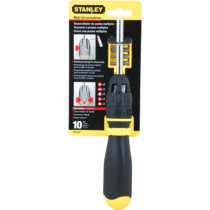 Stanley 10-in-1 Multi-Bit Ratchet Screwdriver