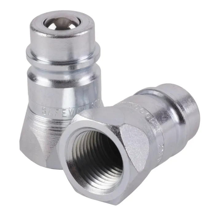 Safeway 1/2 in-14 NPT 3000 psi Quick Connect Hydraulic Hose Coupling