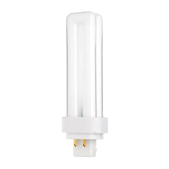 Satco 13 Watt - pin-based Compact Fluorescent - 4100K - 82 CRI - G24Q-1 (4-Pin) base