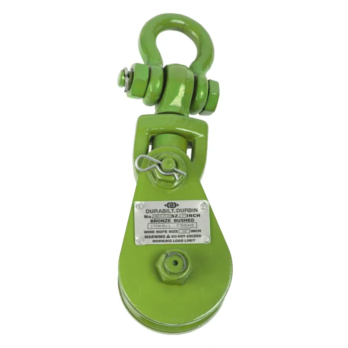 Durabilt USA 3 in 5/16 - 3/8 in 2 ton Snatch Block