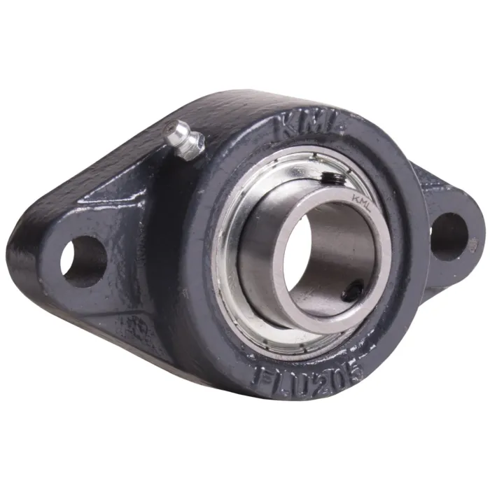 KML Standard  2 Bolt Flange  Bearing, 1" Set Screw Lock, Standard Race SBFT20516