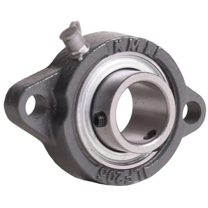 KML Compact 2 Bolt Flange  Bearing, 1" Set Screw Lock, Standard Race SBLF20516