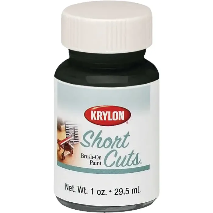 Krylon Short Cuts Hobby Paint (Flat - Black) 1 fl oz