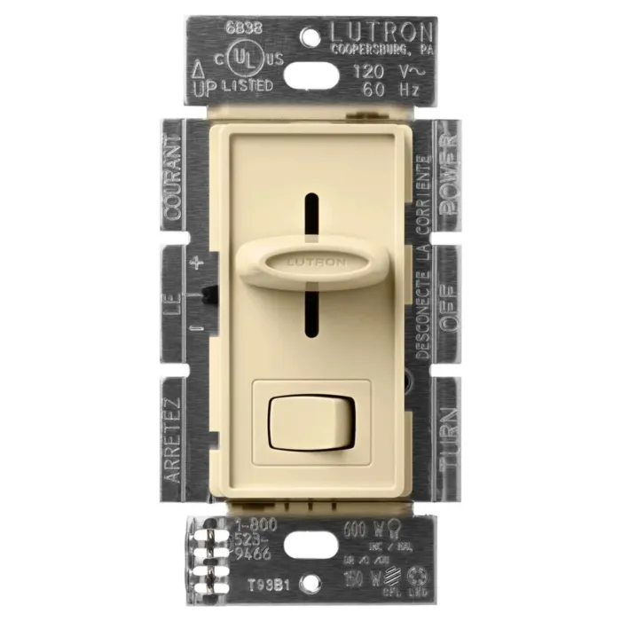 Lutron SKYLARK CFL/LED DIMMER IVORY CLAM