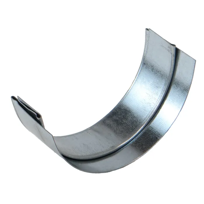 5 in Half Round Galvanized Steel Slip Joint Connector