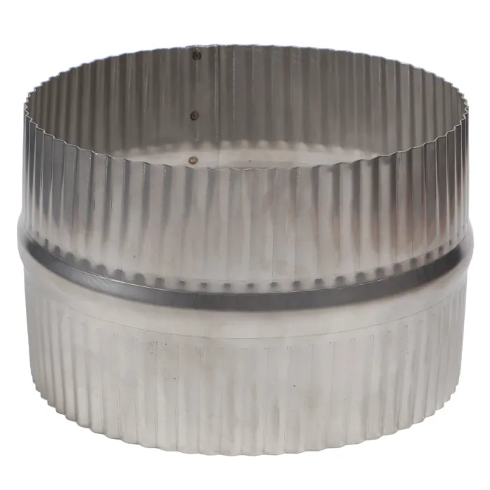 6 in 316 Stainless Steel Stove Pipe Crimp Coupler