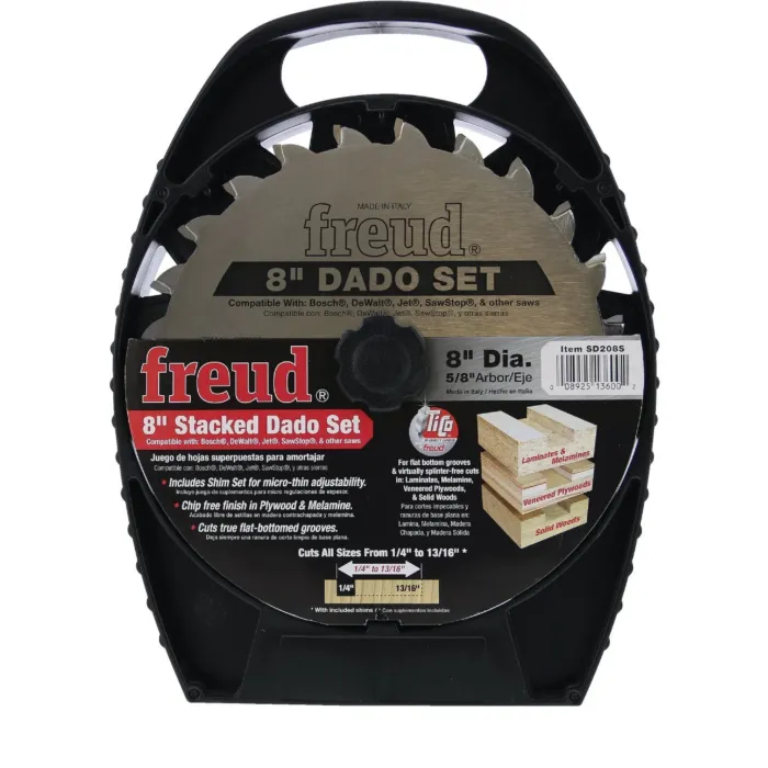 Freud Tools Freud 8 In. Pro Dado Circular Saw Blade Set