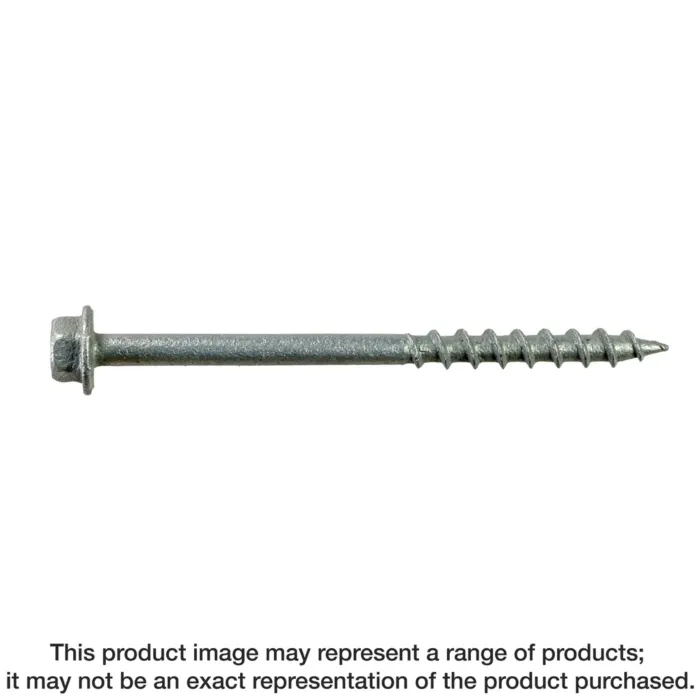Simpson Strong-Tie Galvanized 1/4 in. Hex Strong-Drive® SD CONNECTOR Screw (100pk) #9 x 2-1/2 in.