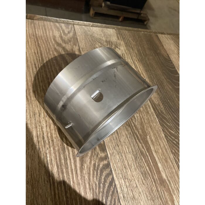 6 in 316 SS Silver Stove Pipe Draft Control