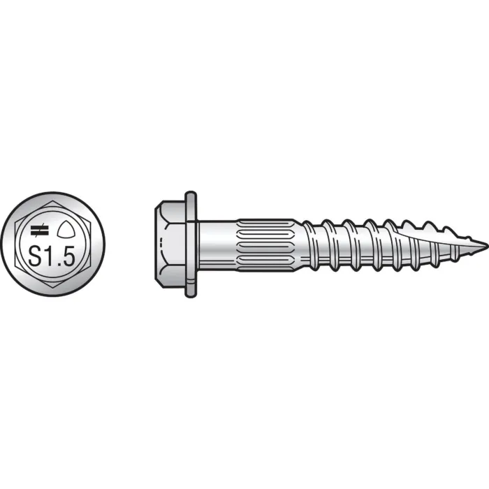 Simpson Strong-Tie Simpson Strong Tie 1/4 In. x 1-1/2 In. Wood Screw (300 Ct.)