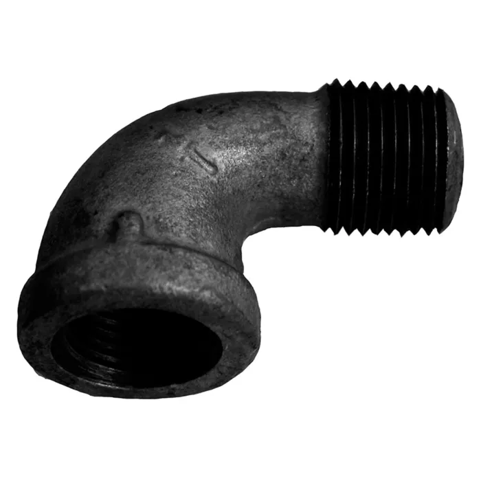 Jones Stephens 3" Street 90° Elbow Black