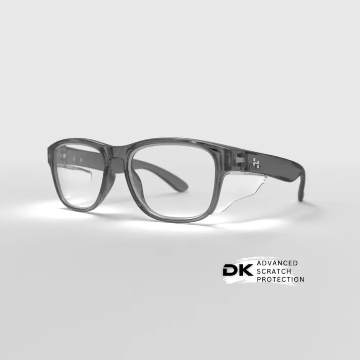 Hyspecs ICON UV400 Clear Lens (Iron Grey Frame)