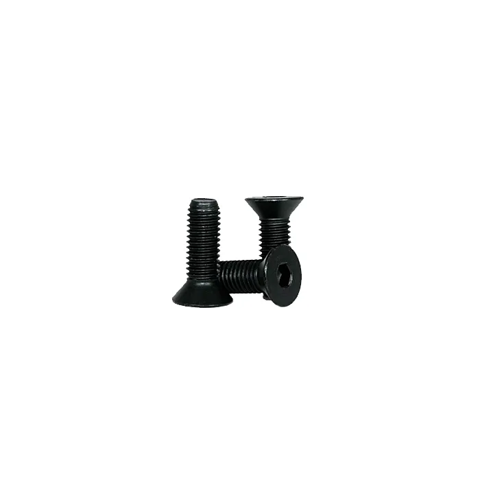 12 mm - 1.75 x 30 mm Flat Socket Head Cap Screw, Coarse Thread, Black Oxide 