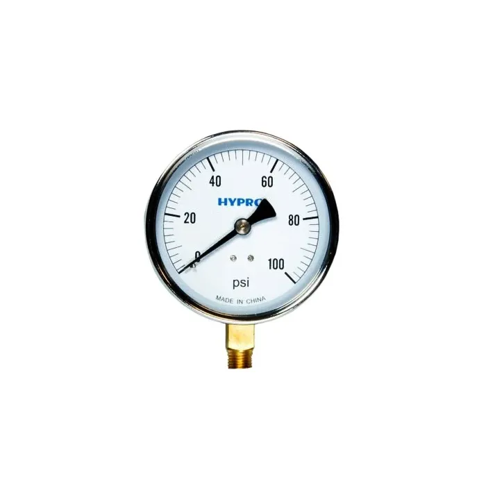 Valley Industries 4 in 0 - 100 psi 1/4 in MNPT Single Scale Pressure Gauge