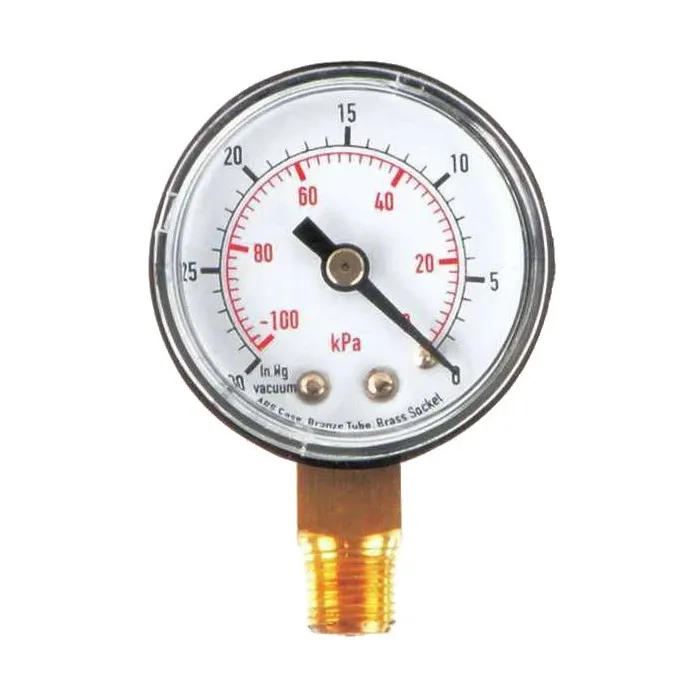 Valley Industries 2-1/2 in 0 - 30 in of water 1/4 in MNPT Single Scale Pressure Gauge