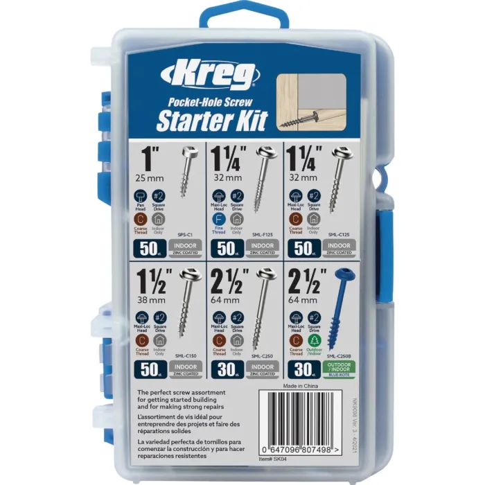 Kreg Pocket-Hole Screw Starter Kit