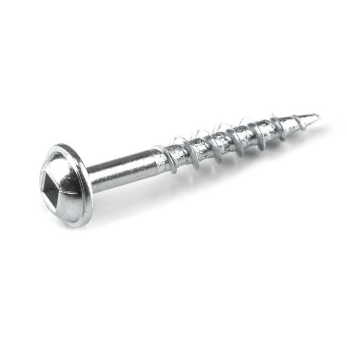 Kreg #8 x 1-1/4 In. Square Coarse Thread Maxi-Loc Head Zinc Pocket-Hole Screw (250 Ct.)