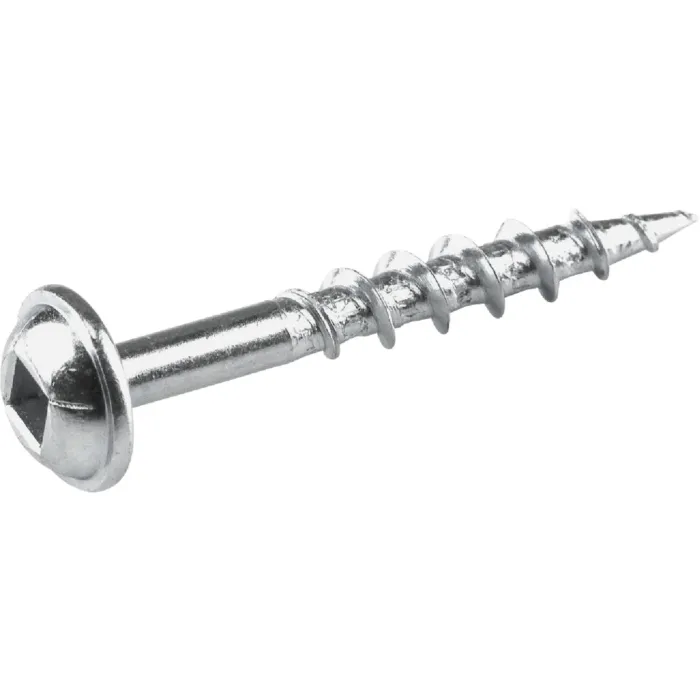Kreg #8 x 1-1/4 In. Square Coarse Thread Maxi-Loc Head Zinc Pocket-Hole Screw (500 Ct.)