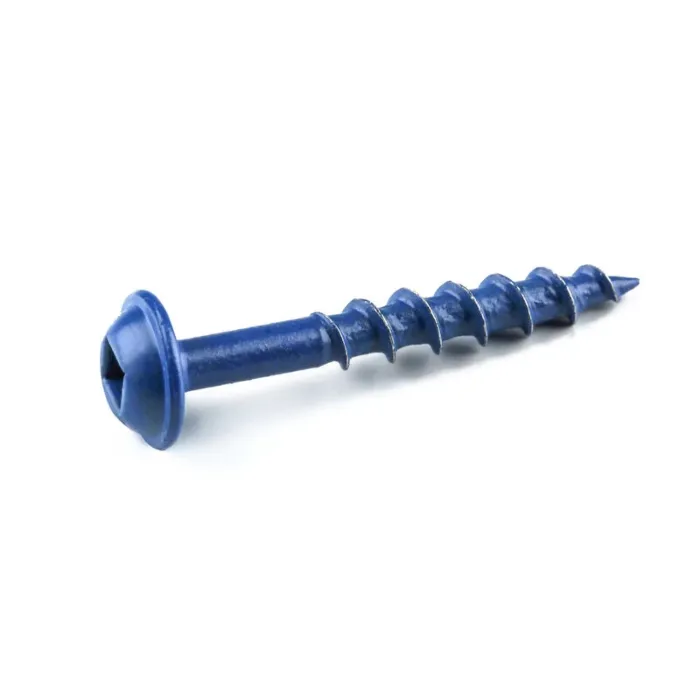 Kreg Blue-Kote #8 x 2-1/2 In. Square Coarse Thread Maxi-Loc Head Pocket-Hole Screw (125 Ct.)