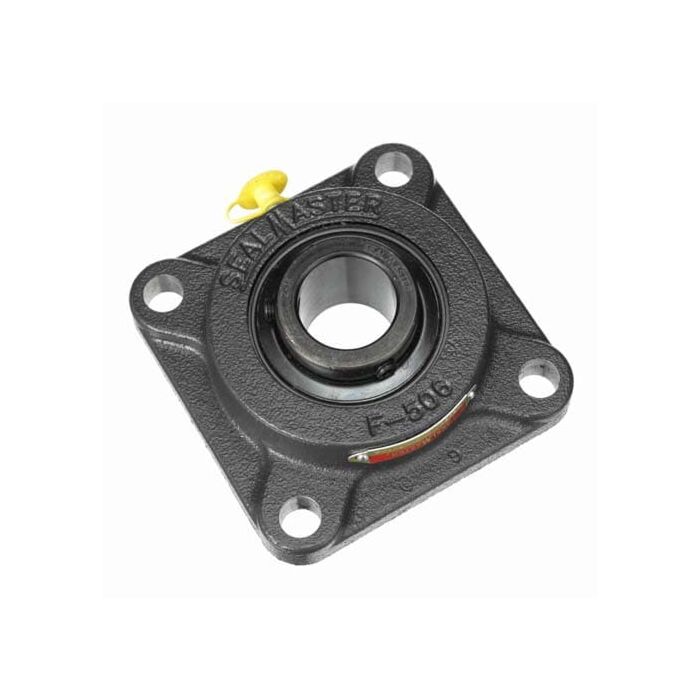 SealMaster 1-1/4 in 3-5/8 in 4-Bolt Square Flange Mount Ball Bearing with Set Screw