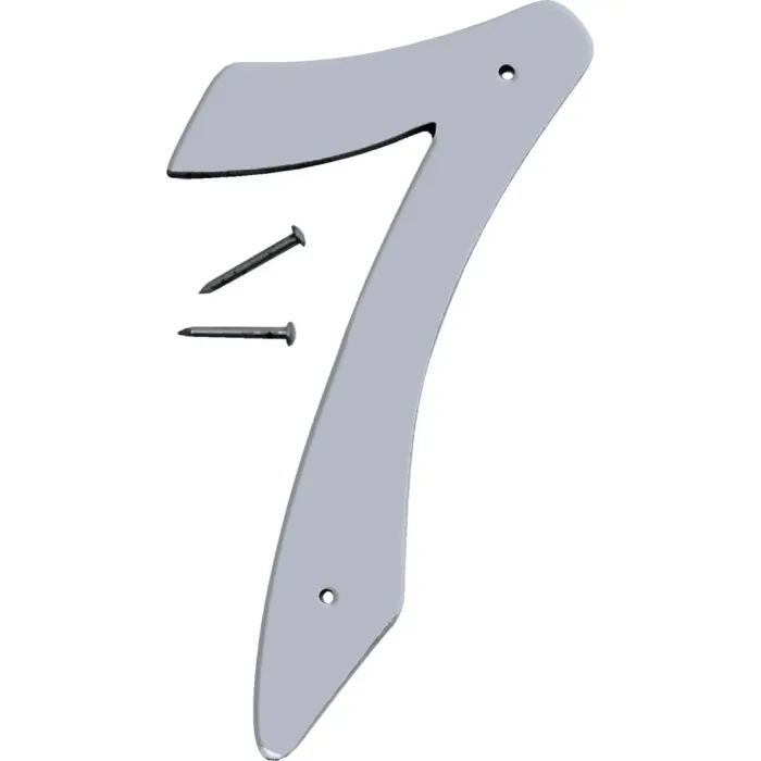 Hy-Ko 4 In. Satin Nickel Number 7