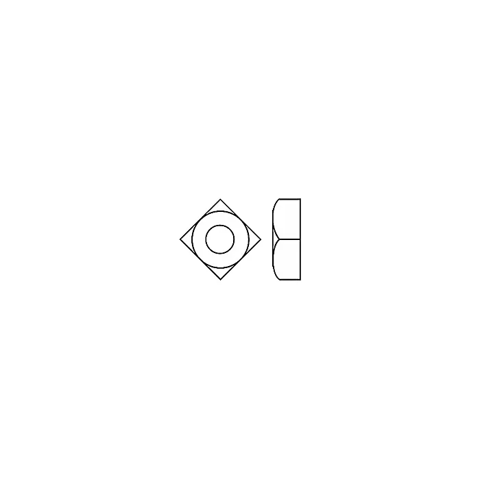 Square Nut (Zinc) 5/8"-11