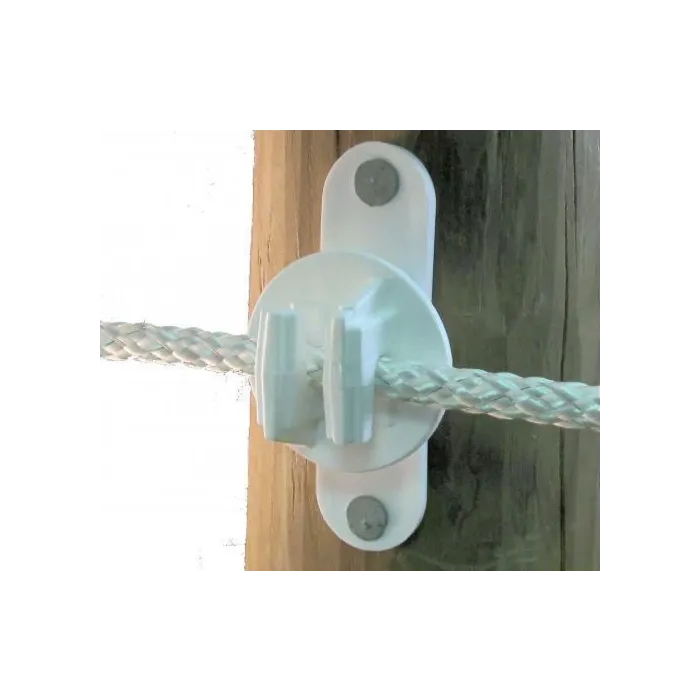 Dare Products WOOD POST OR VINYL POST INSULATOR - EQUINE WHITE