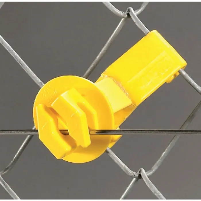 Dare Products Dare Snap-On Yellow Polyethylene U-Post Electric Fence Insulator (25-Pack)