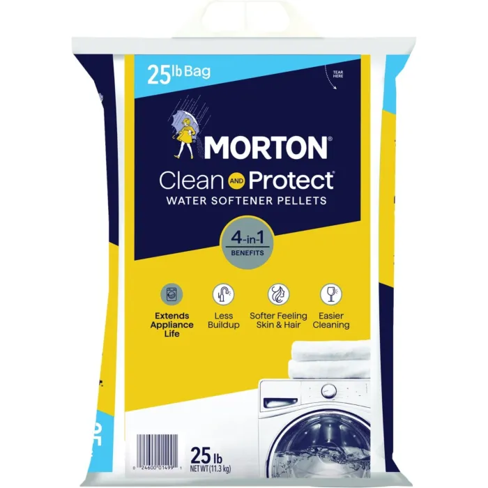 Morton Clean & Protect 25 Lb. Water Softener Salt Pellets