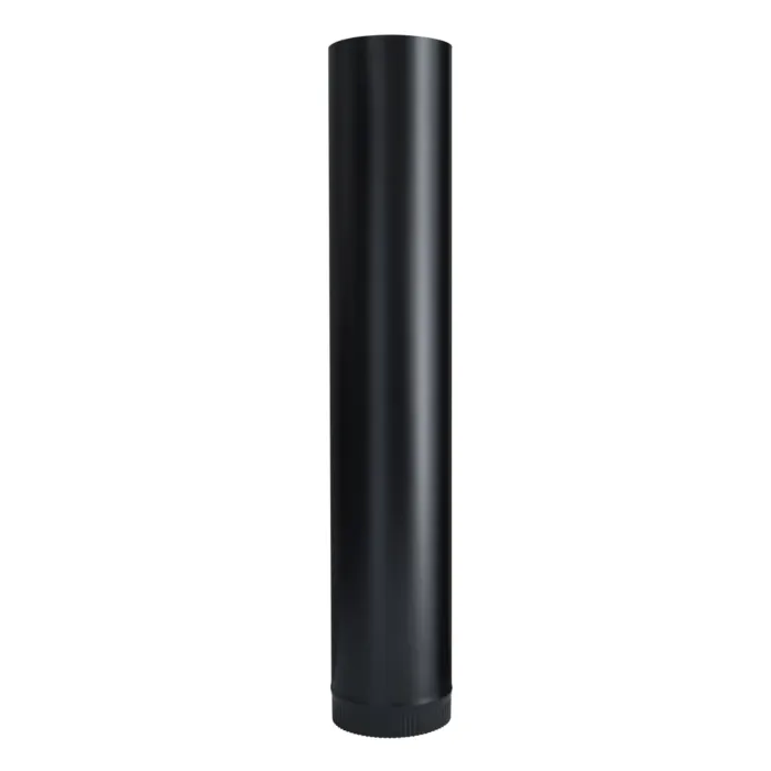 Imperial 6-in x 36-in Black Single-Wall Stove Pipe