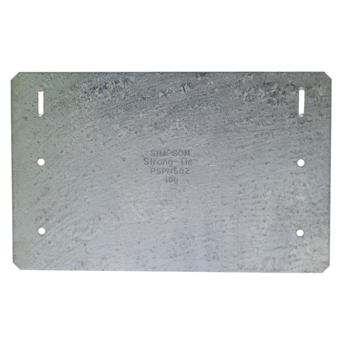 Simpson Strong-Tie PSPNZ ZMAX® Galvanized Protecting Shield Plate Nail Stopper -  5 in. x 8 in.