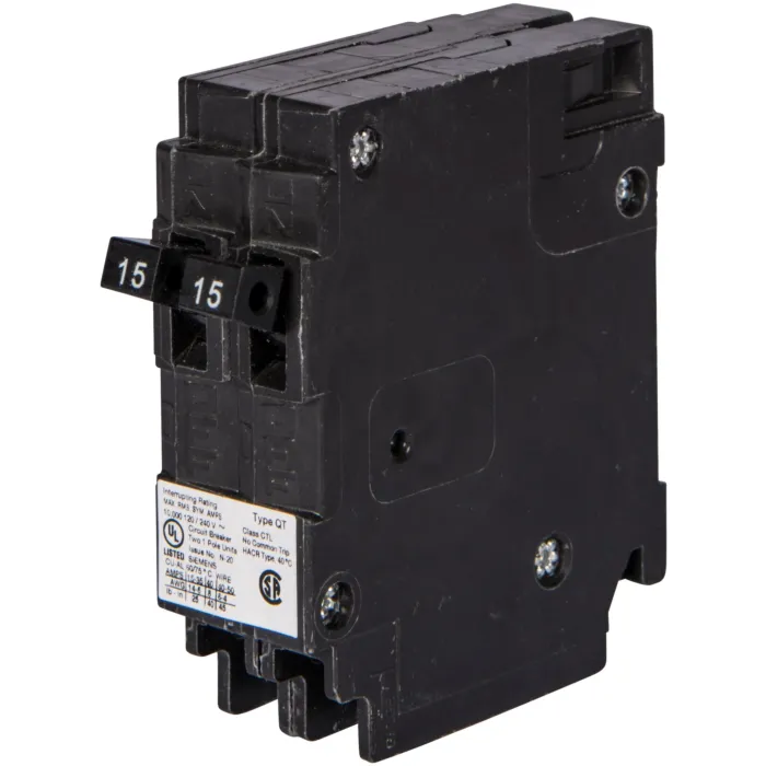 Siemens BREAKER 15/15A 1P 120V 10K QT NON-CTL