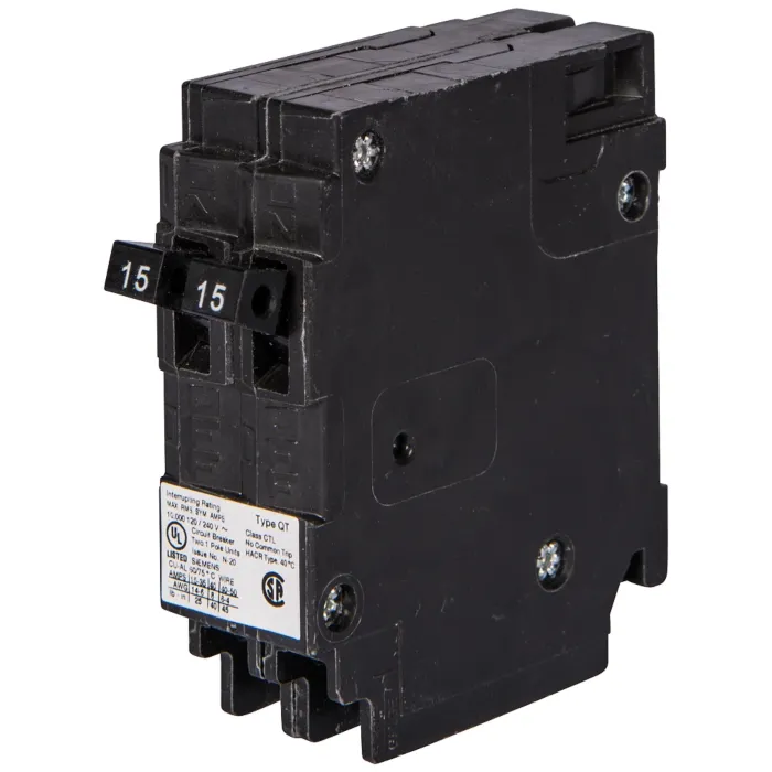 Siemens BREAKER 15/20A 1P 120V 10K QT NON-CTL