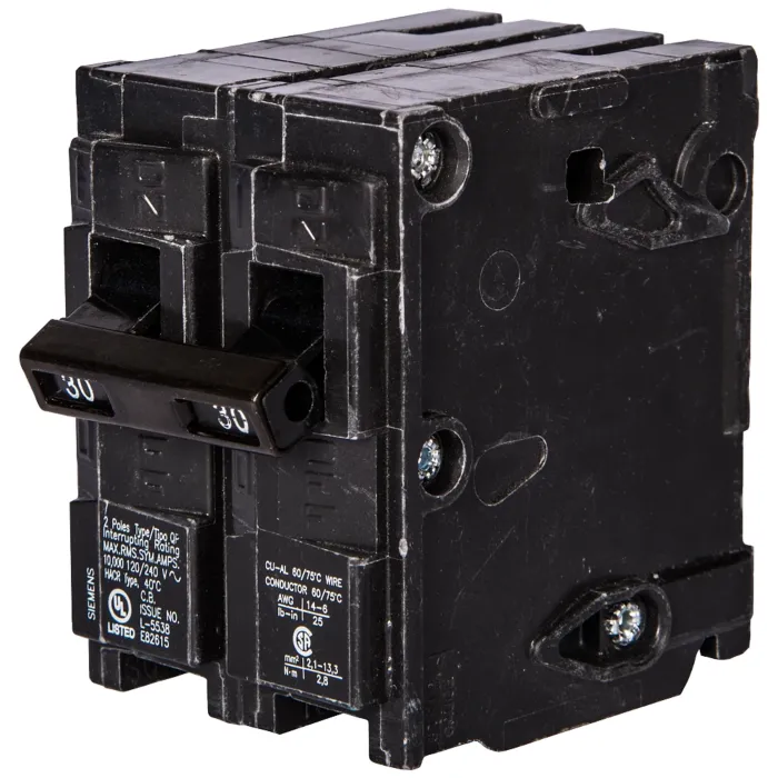 Siemens BREAKER 15A 2P 120/240V 10K QP