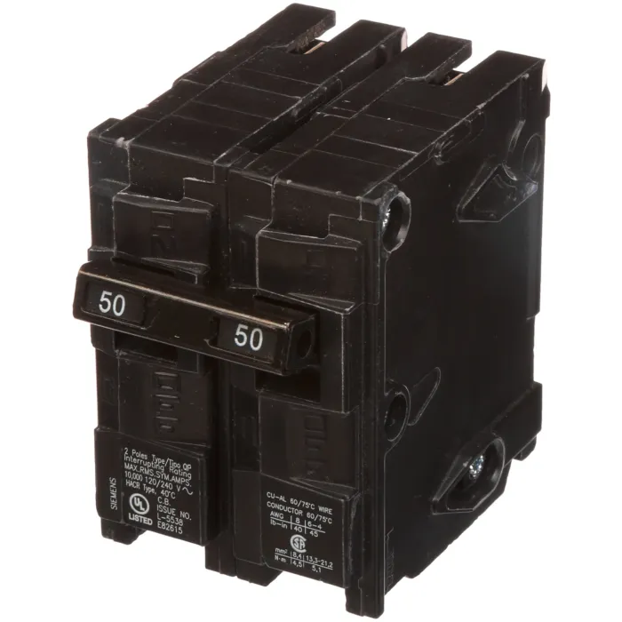 Siemens BREAKER 50A 2P 120/240V 10K QP