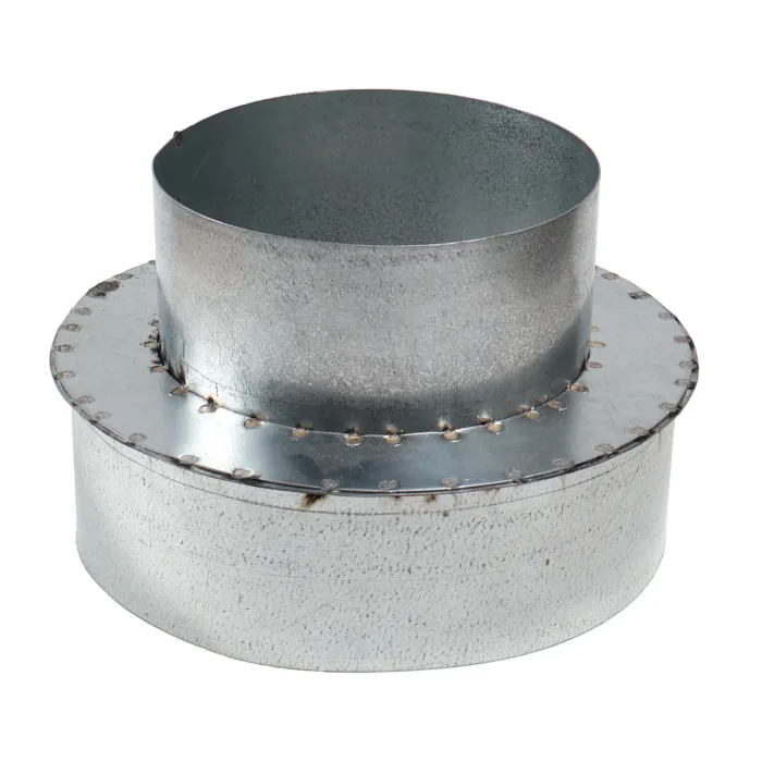 Stove Pipe Reduc 7"x5" Galv 26ga