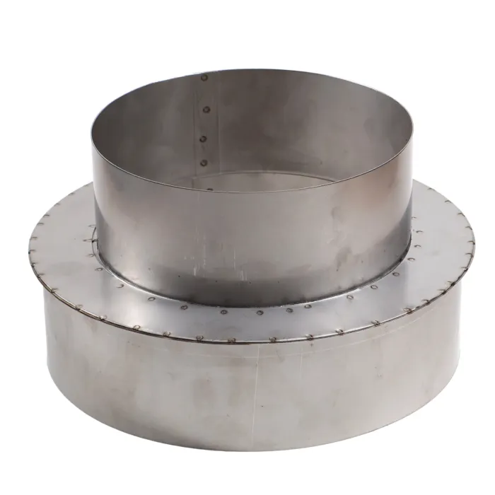 8 x 6 in 304 Stainless Steel Stove Pipe Reducer