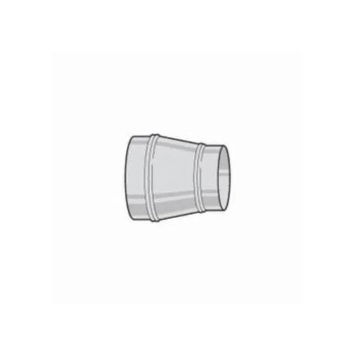 APR Supply Co 9 x 8 in 26 ga Galvanized Stove Pipe Reducer